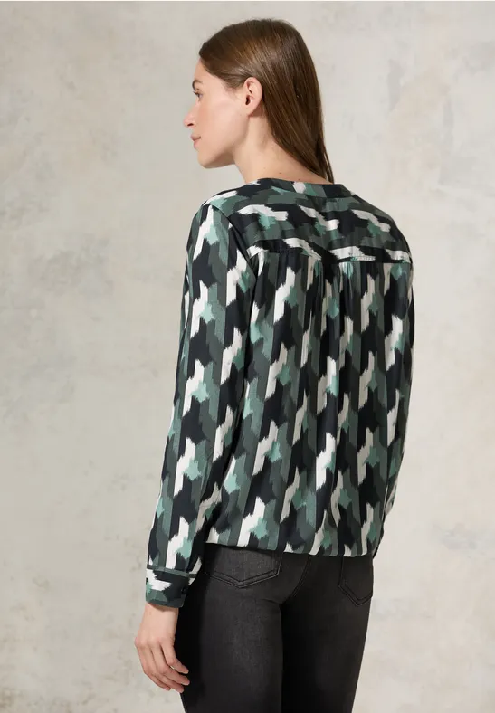 Blouse imprimée active khaki