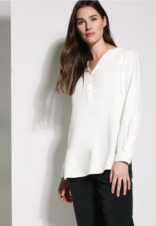 Lange Bluse vanilla white