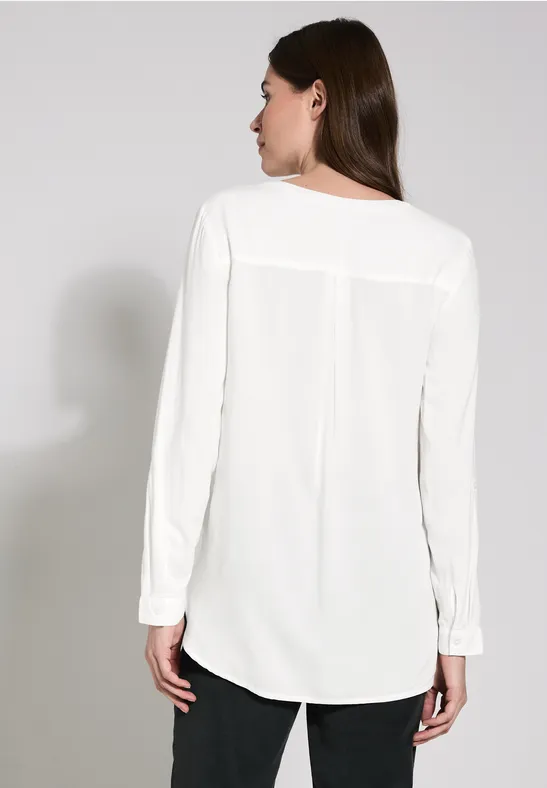 Lange Bluse vanilla white