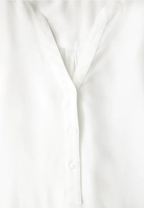 Lange Bluse vanilla white
