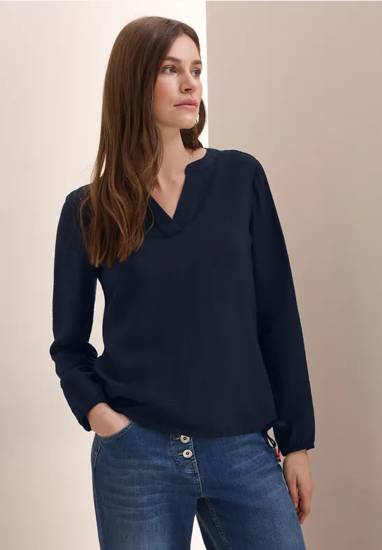 Tunika in Unifarbe universal blue