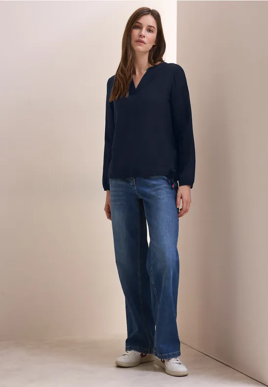 Tunika in Unifarbe universal blue