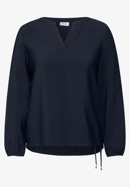 Tunika in Unifarbe universal blue