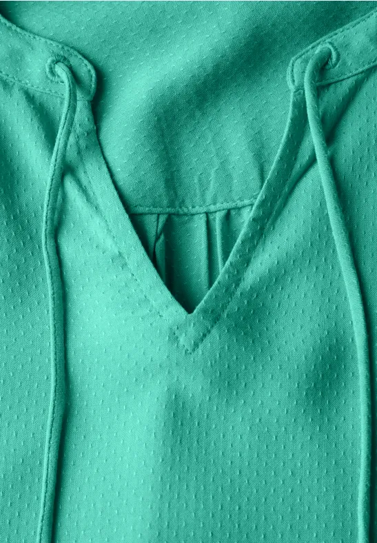 Tunika in Unifarbe agave green
