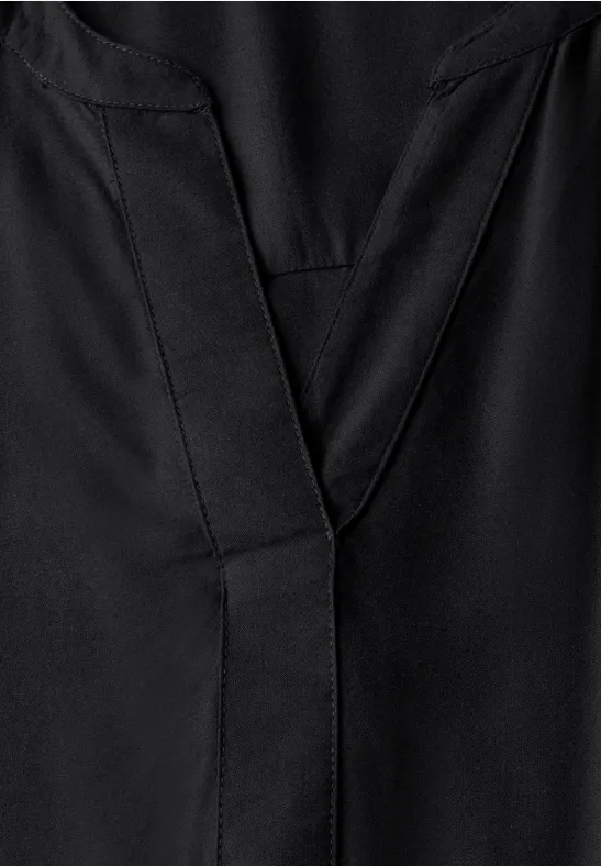 Bluse in Unifarbe Black