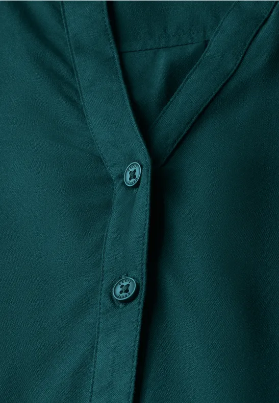 Blouse en couleur unie green lagoon