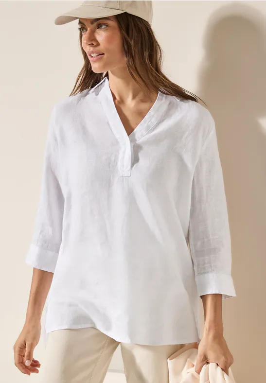 Blouse en lin White