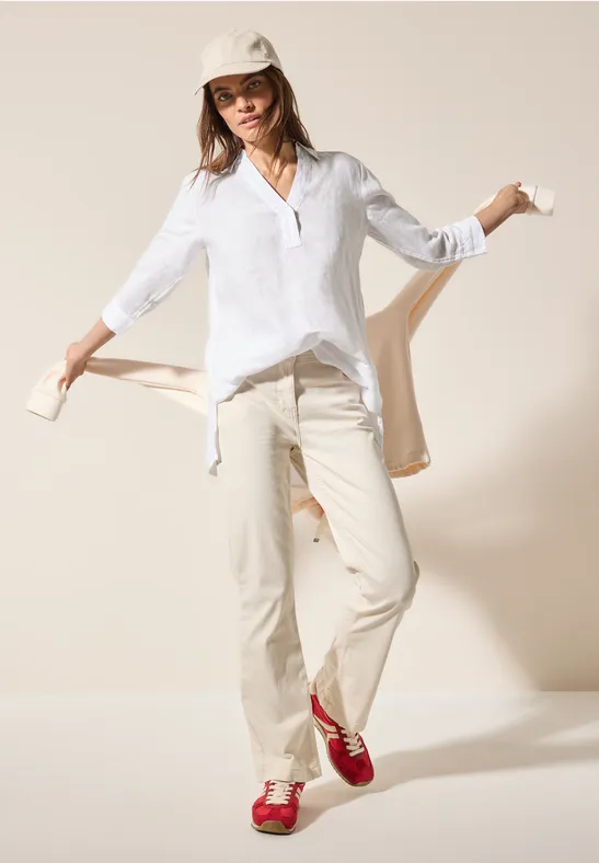 Blouse en lin White