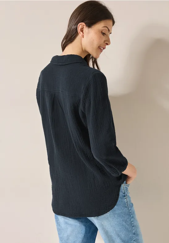 Blouse en mousseline universal blue