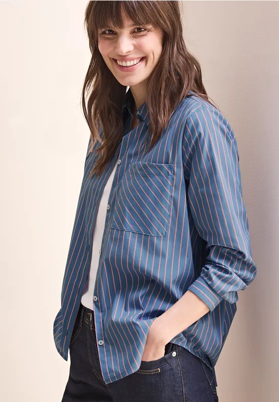 Blouse à rayures mid blouse blue