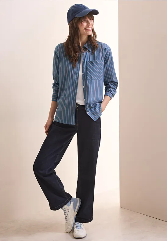 Blouse à rayures mid blouse blue