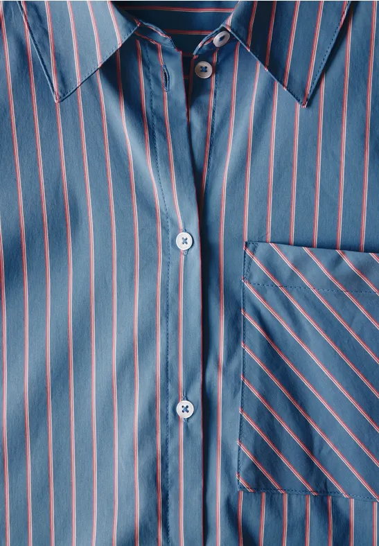 Blouse à rayures mid blouse blue