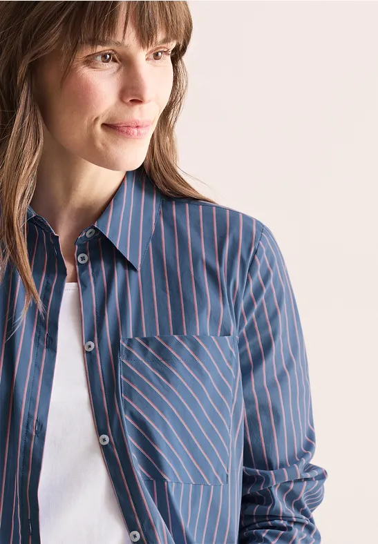 Blouse à rayures mid blouse blue
