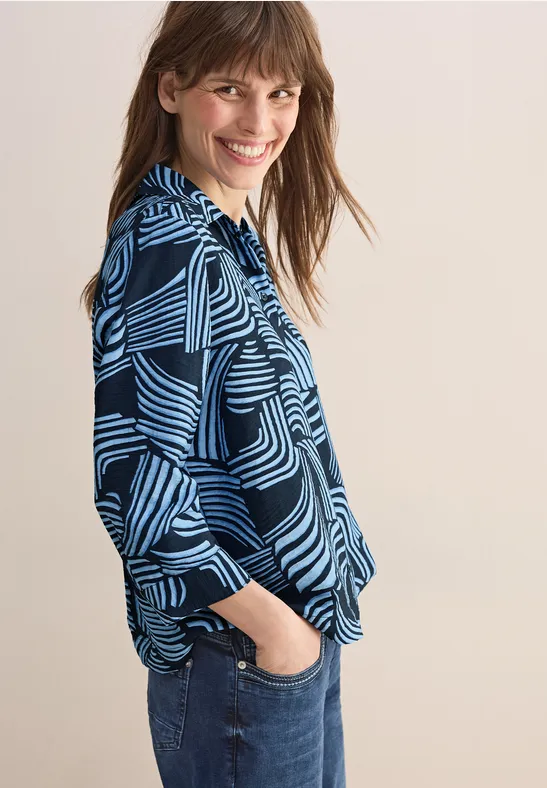 Blouse à motifs universal blue