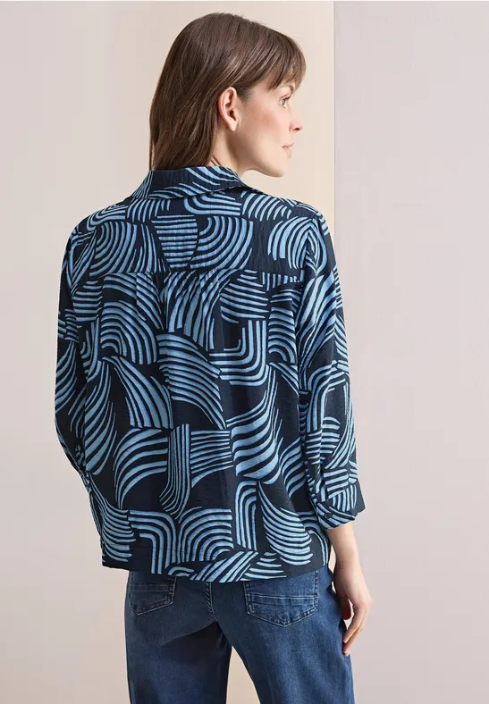 Blouse à motifs universal blue