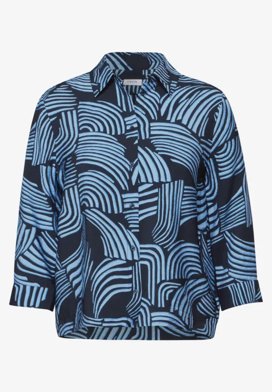 Blouse à motifs universal blue