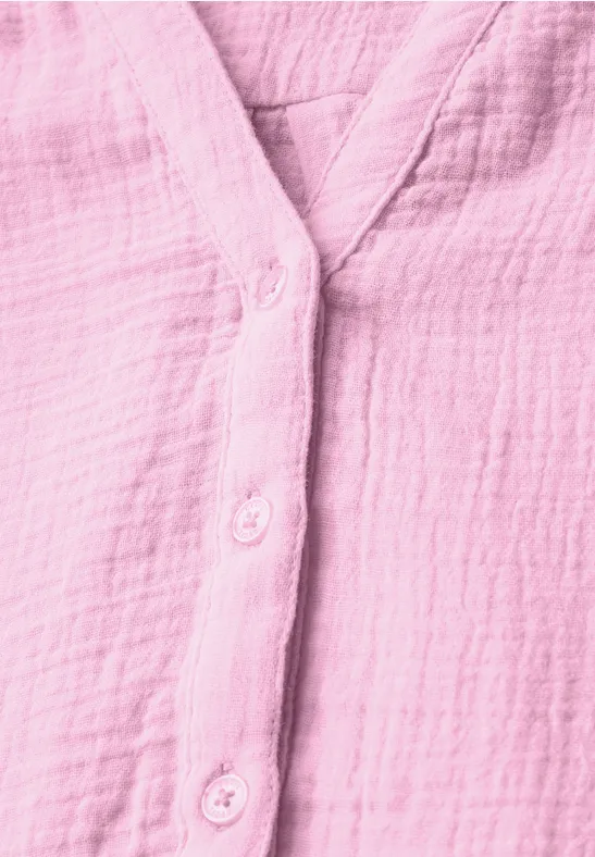 Blouse en mousseline cherry blossom pink