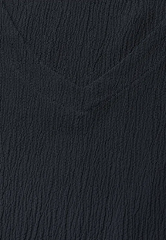 Strukturbluse universal blue