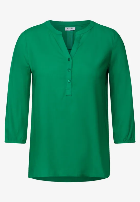 Blouse en couleur unie garden green