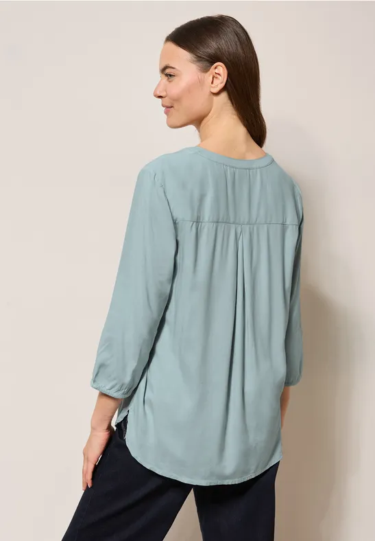 Blouse en couleur unie cool salvia green