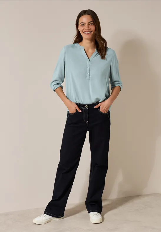 Blouse en couleur unie cool salvia green