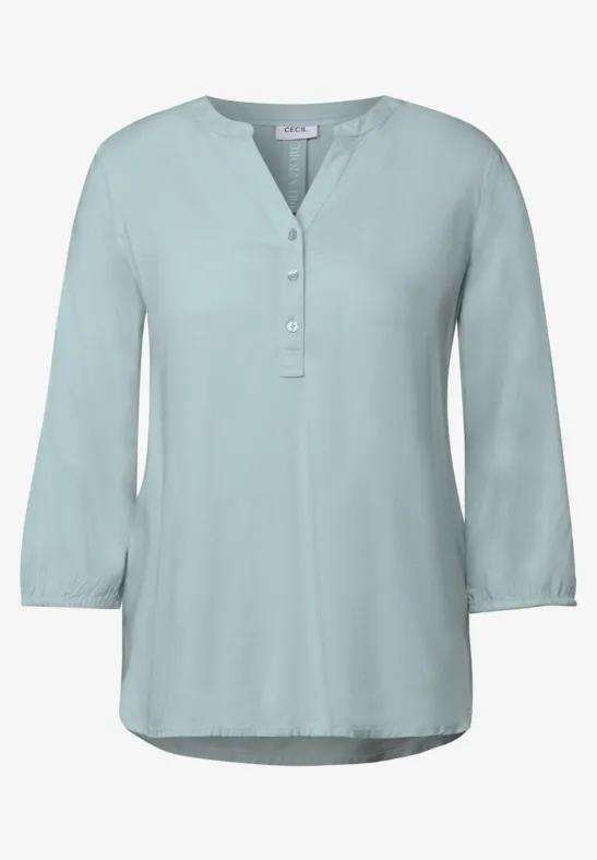 Blouse en couleur unie cool salvia green