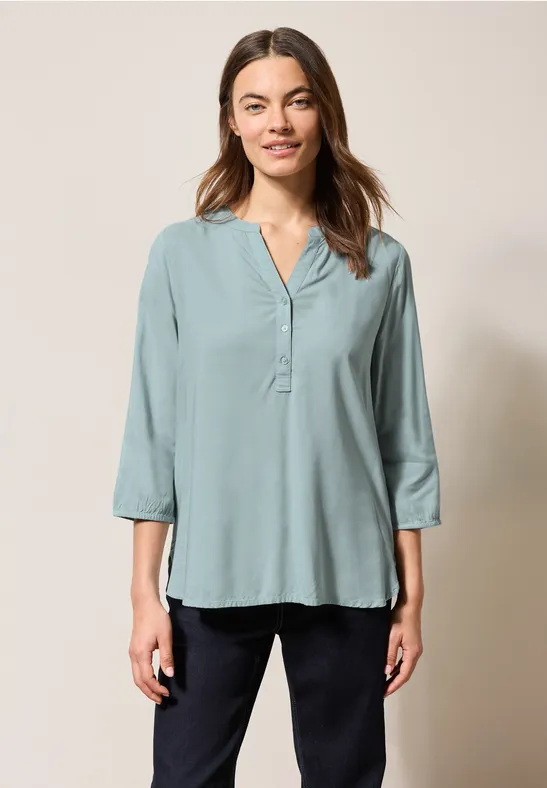 Blouse en couleur unie cool salvia green