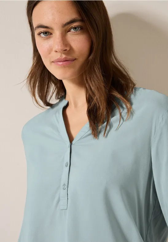 Blouse en couleur unie cool salvia green