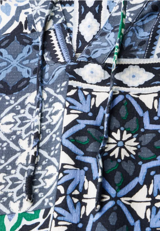 Blouse imprimée universal blue