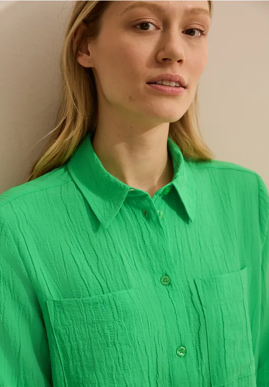 Chemisier structuré iced neon green