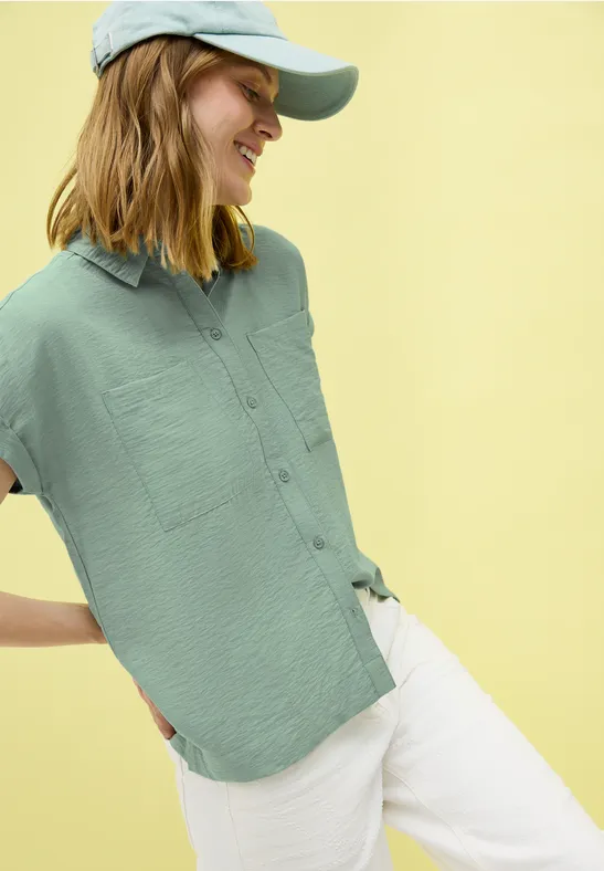 Hemdbluse matcha green