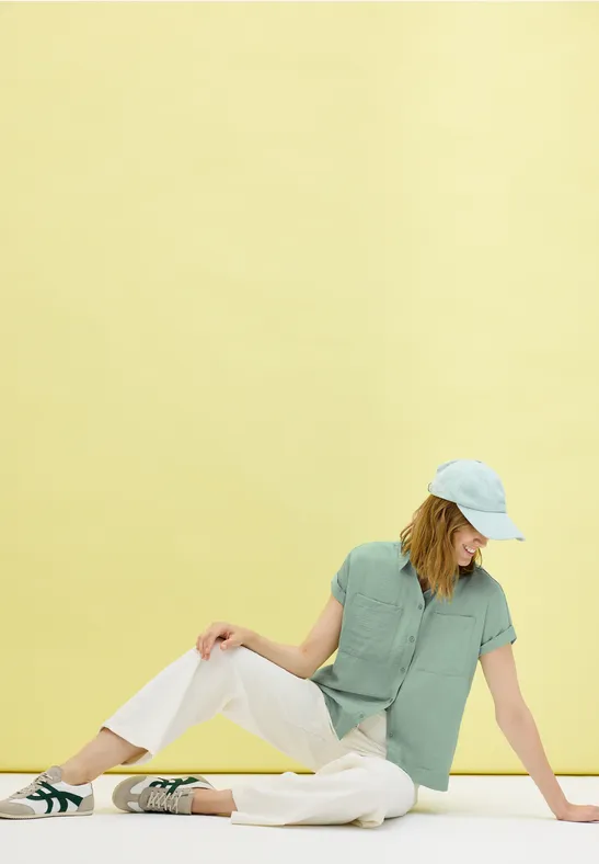 Hemdbluse matcha green
