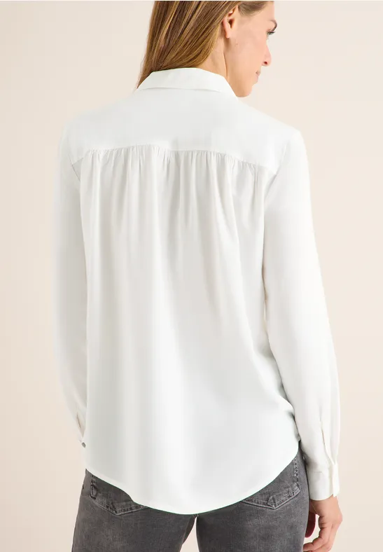 Chemisier en couleur unie vanilla white