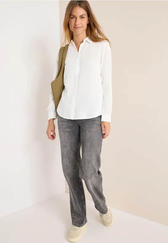 Chemisier en couleur unie vanilla white
