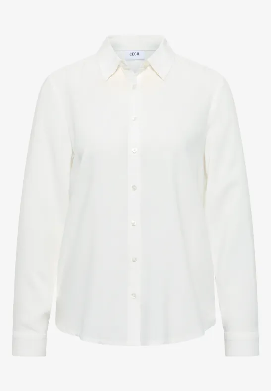 Chemisier en couleur unie vanilla white