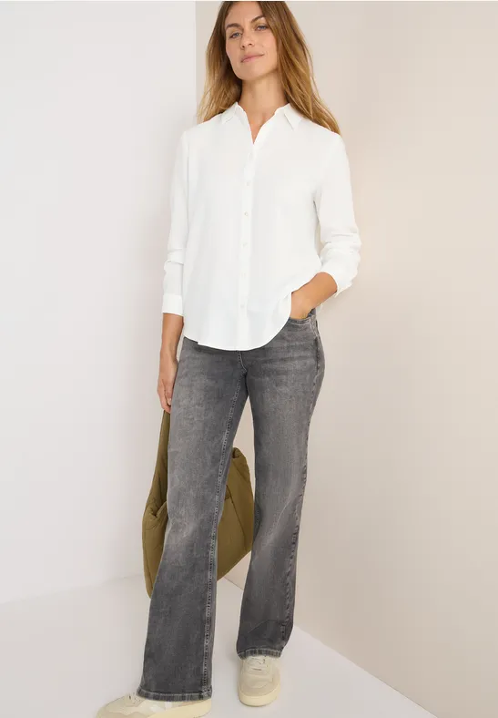 Chemisier en couleur unie vanilla white