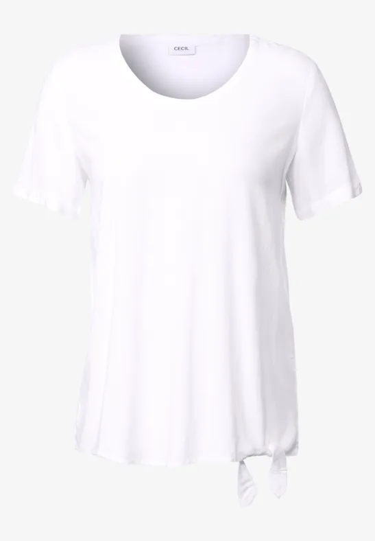 Blouse met knoopdetail White