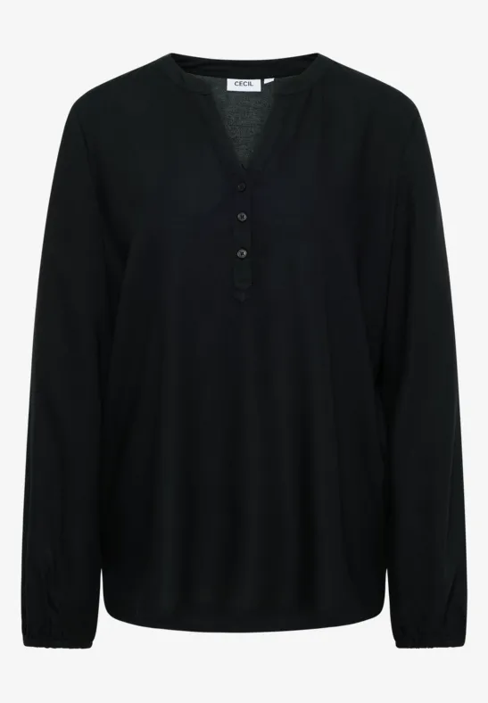 Tunika in Unifarbe Black