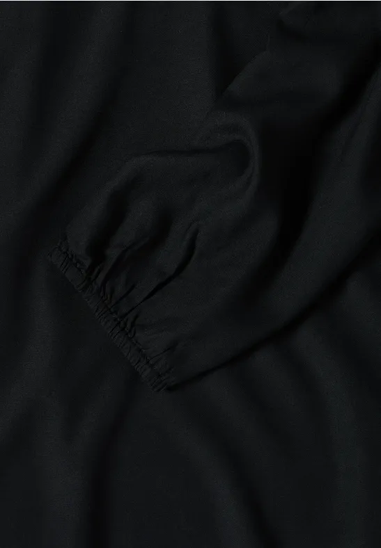 Tunika in Unifarbe Black