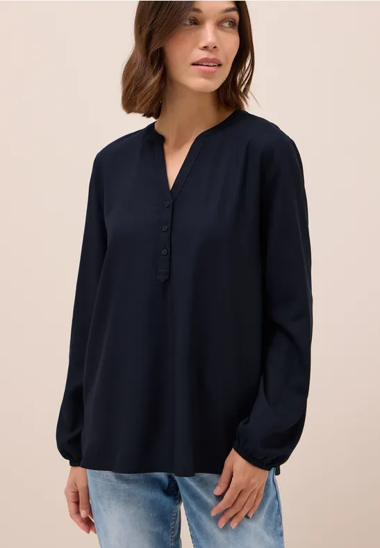 Tunika in Unifarbe urban dark blue