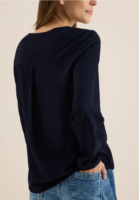 Blouse avec cordon de serrage urban dark blue