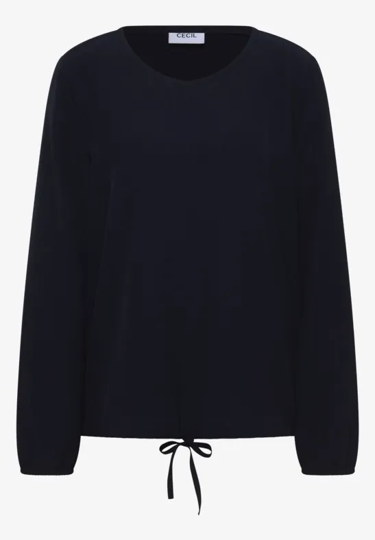 Blouse avec cordon de serrage urban dark blue