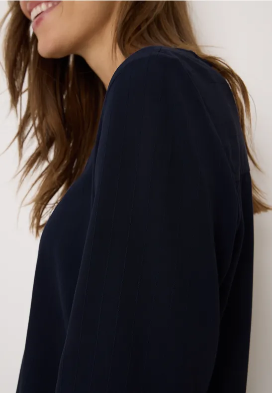 Blouse avec cordon de serrage urban dark blue