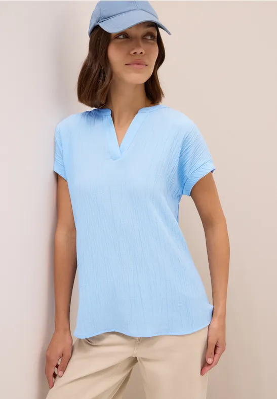 Chemisier structuré light sky blue