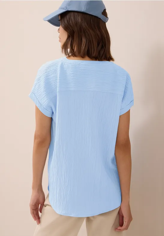Chemisier structuré light sky blue