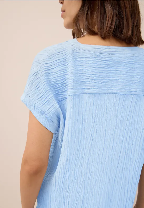 Chemisier structuré light sky blue