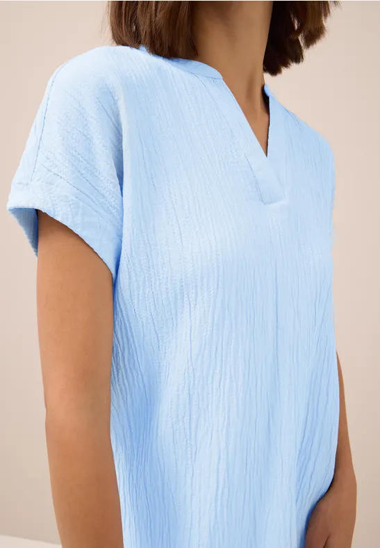Chemisier structuré light sky blue