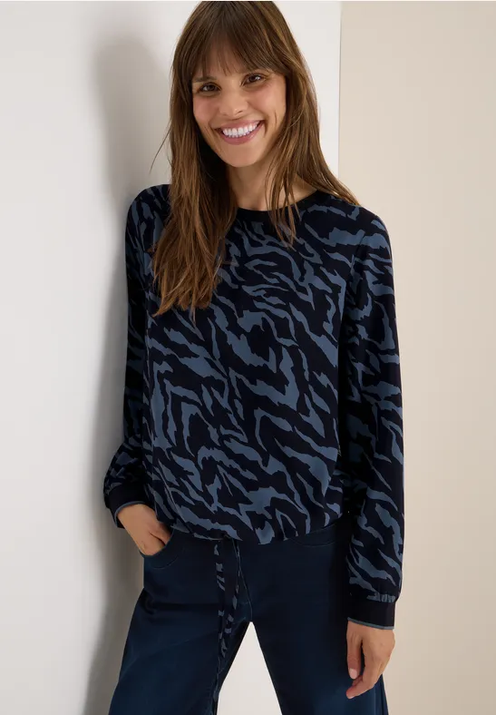 Blouse avec cordon de serrage urban dark blue