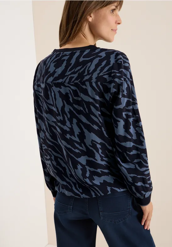 Blouse avec cordon de serrage urban dark blue
