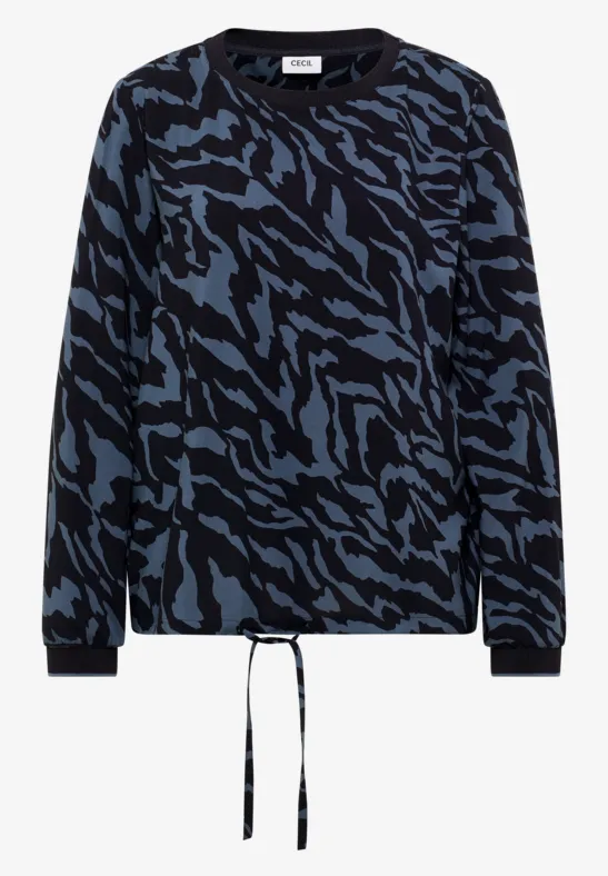 Blouse avec cordon de serrage urban dark blue